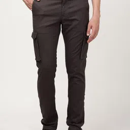 Indian Terrain Men Brooklyn Slim Fit Mid-Rise Cargos-image-85