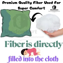 Shadowkart Set of 5 Fibre Filled Faux Velvet Ultra Soft Sleep Pillow image 5