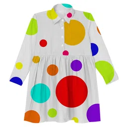Anaario Print Organic Cotton A-Line Dress-picture-26