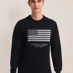 U.S. Polo Assn. Men Brand Logo Printed Cotton Pullover-picture-36