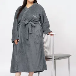 KLOTTHE Bath Robe With Belt image 4