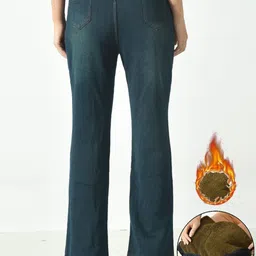 POSMEE Fleece Lined Winter Warm Jeans image 3