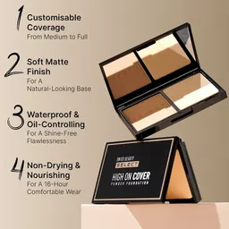 SWISS BEAUTY Select High On Cover Soft Matte Powder Foundation - Fresh Beige 3 image 4
