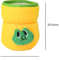the little lookers The Little Looker Plush Cotton Bottle Cover Yellow - Fits 125 ml Bottle image 3