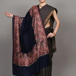 Exotic India Women Paisley Embroidered Shawl-picture-25