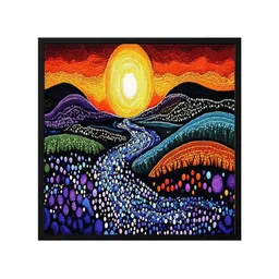 DECOR DADDY Multicoloured Canvas Other Wall Paintings image 2