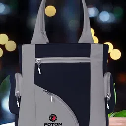 FOTON Structured Handheld Bag with Applique-picture-12