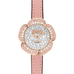 Coach Women Embellished Tearose Analogue Watch 14504323-picture-22