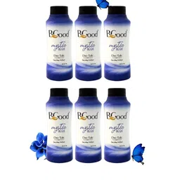 Bgood Set Of 6 Mystic Blue Long Lasting Deo Talc - 100 g Each image 1