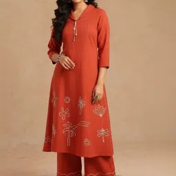 SZN Women Ethnic Motifs Printed Regular Kurta with Trousers-picture-10