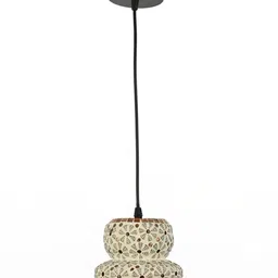 SOMIL Printed Glass Cylinder Ceiling Lamps image 5