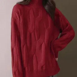 StyleCast Women Cable Knit Long Sleeves Pullover Sweater-image-93