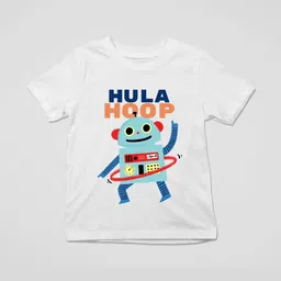 Perkymoon Unisex Kids Cotton Tshirts image 3