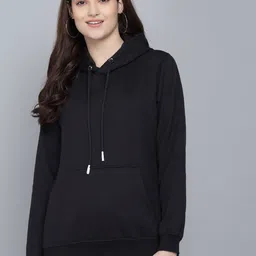 The Roadster Lifestyle Co. Women Pure Cotton Hooded Sweatshirt-picture-33