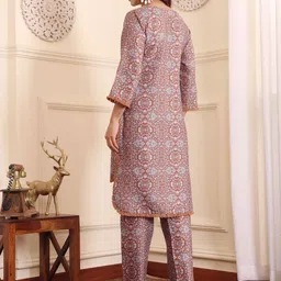 Varanga Printed Tunic With Trousers Co-Ords image 5