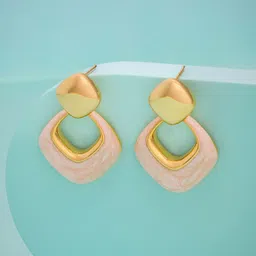 Kushal's Fashion Jewellery Gold-Plated Zircon Studded Classic Drop Earrings-picture-32