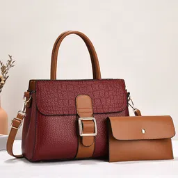 StyleCast Women Textured Structured Handheld Bag-picture-21