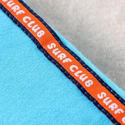 Babyhug Regular Fit Printed Shorts - Blue image 4