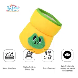 the little lookers The Little Looker Plush Cotton Bottle Cover Yellow - Fits 125 ml Bottle image 4