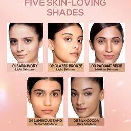 Renee Lumi Glow Highlighting Foundation With 3D Glow - 30 ml - Glazed Bronze image 3