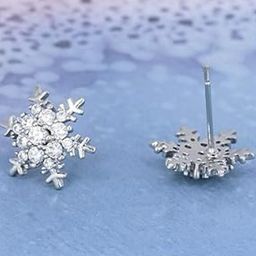 EL REGALO Artificial Stones Studded Floral Shaped Studs-picture-40