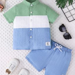 INCLUD Boys Striped Shirt with Shorts-picture-25