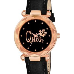 Miss Perfect Women Printed Dial & Leather Textured Straps Analogue Watch YP112-picture-2