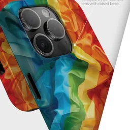 PEEPERLY Women iPhone 13 Infinite Love Abstract Impact Resistant Back Case image 3