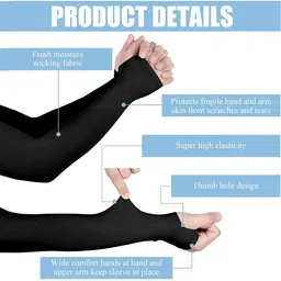 Trendmalls Unisex Striped Fingerless Gloves image 4