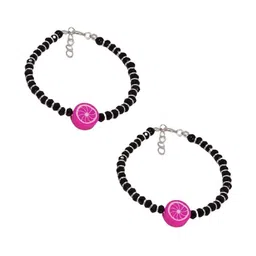 Sahiba Gems Silver-Plated Silver Artificial Stones Bracelet-picture-4
