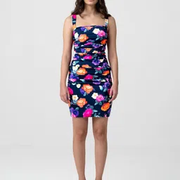 SOTBELLA Women Floral Printed Bodycon Mini Dress-picture-31