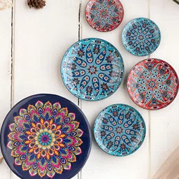 Ritualistic Set of 5 Turkish Art Fridge Magnet image 4