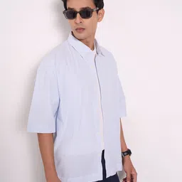 Peregrine by Pantaloons Men Boxy Opaque Casual Shirt-image-28