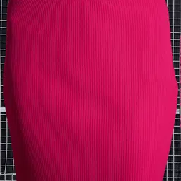 sassafras Women Solid Pencil Pink Skirt image 4