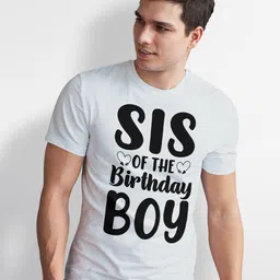 Seekbuylove Typography Printed Round Neck Bio Finish Cotton T-shirt image 2