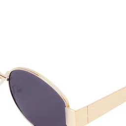 SALTY Unisex Jazz Pop Fashionable Sunglasses SG0007-G-BL-Gold image 5