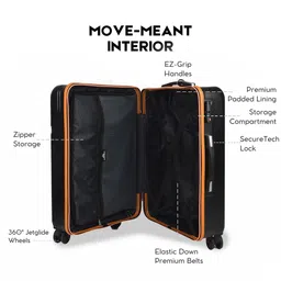 MOVE-MEANT 2-Pcs Hard- Sided Trolley Bag image 2