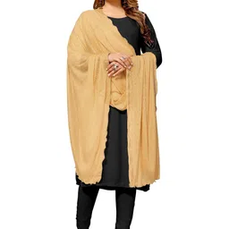 Moda Rapido Women Lycra Solid Dupatta image 2