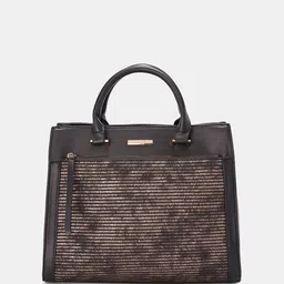 Forever Glam by Pantaloons Textured PU Structured Shoulder Bag-picture-58