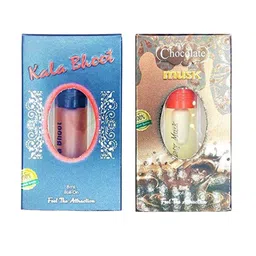 RAVIOUR LIFESTYLE Set Of 2 Chocolate Musk & Kala Bhoot Roll On Attar- 8 ml Each-picture-38
