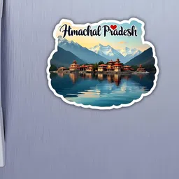 GIFTODAY Blue & White Printed Decorative Magnets image 2