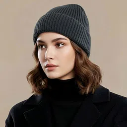 winity classic style( soft warm velvet inside ) winter cap for women Woven Beanie-picture-25