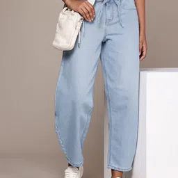 The Roadster Life Co. Women Low-Rise Heavy Fade Horseshoe Fit Jeans-picture-38