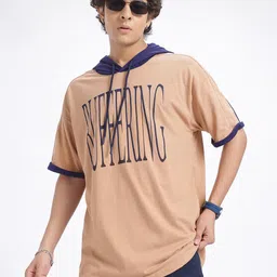 glitchez Phrase Mode Printed Hooded T-shirt-picture-16