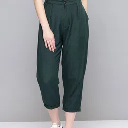 SCOUP Women Relaxed Pleated Trousers-picture-38