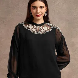 U.S. Polo Assn. Women Keyhole Neck Top-picture-44