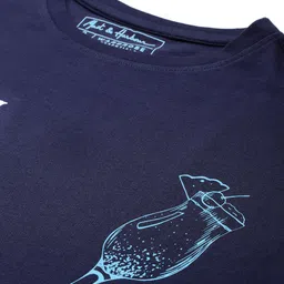 Mast & Harbour Printed Drop-Shoulder Sleeves Pure Cotton Relaxed T-shirt image 3