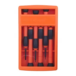 Taparia PSF6 Premium Steel Precision Screwdriver Set (6-Piece, Orange Handles) With Robust Steel Blades For Delicate Electronics And Intricate Work - RS7603Taparia PSF6 Premium Steel Precision Screwdriver Set (6-Piece, Orange Handles) With Robust Steel Blades For Delicate Electronics And Intricate Work - RS7603-picture-12