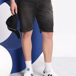 Aeropostale Men Pure Cotton Denim Shorts-image-87