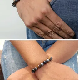 Divine souvenirs Black Alloy Bracelet-picture-39